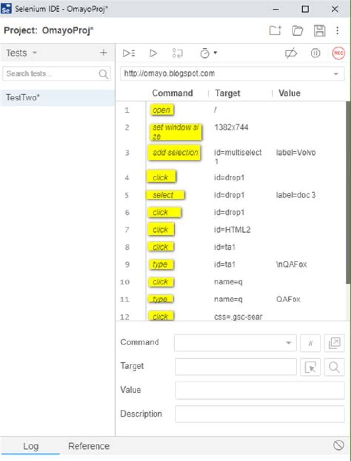 Can be recorded by Selenium IDE?