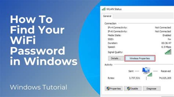 Can I look up Wi-Fi password?