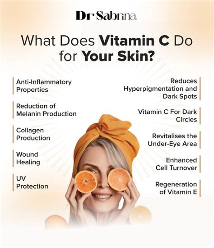 Does vitamin C brighten or lighten skin?