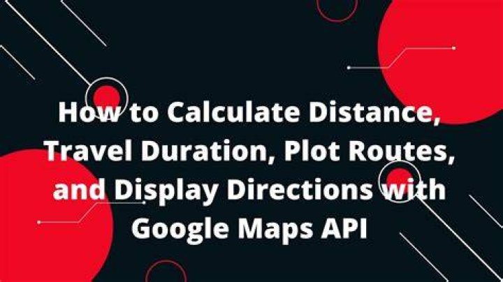 How do I calculate travel distance?