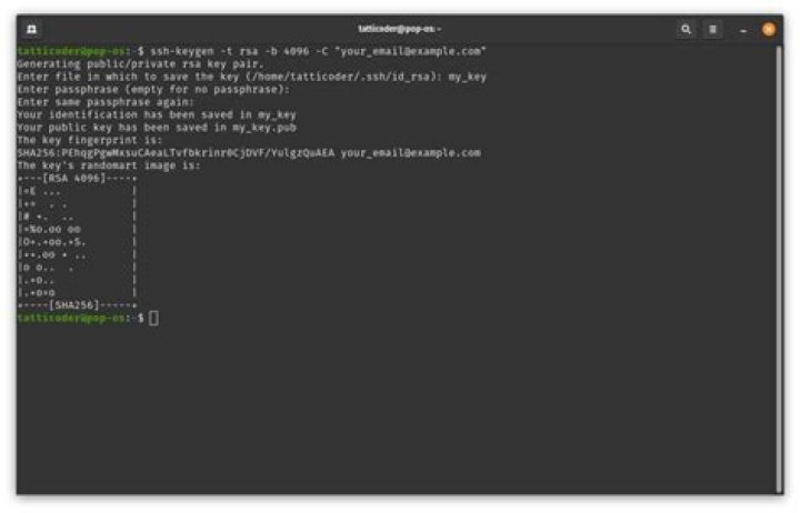 How do I generate a 4096 bit SSH key?