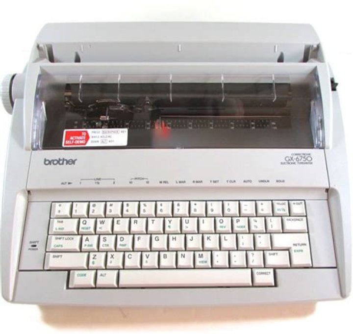 How do I reset my brother typewriter?