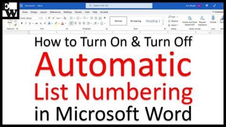 How do you fix automatic numbering in access?