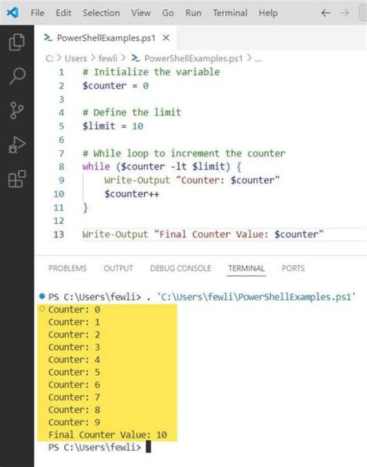 How do you increment a variable in shell?