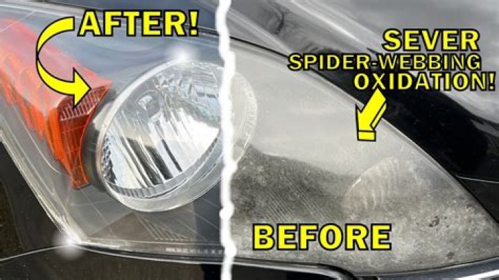 How do you restore badly oxidized headlights?