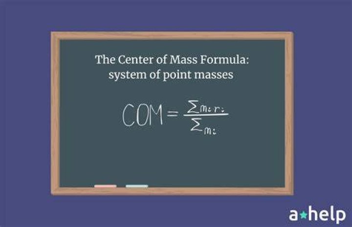 How do you solve for center of mass?