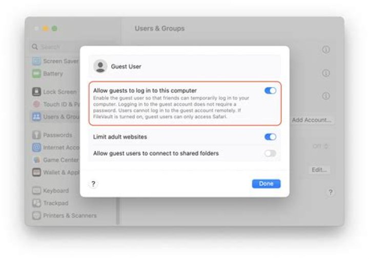 How do you switch Users on a Mac without logging in?