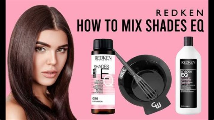 How do you tone your hair with Redken Shades EQ?