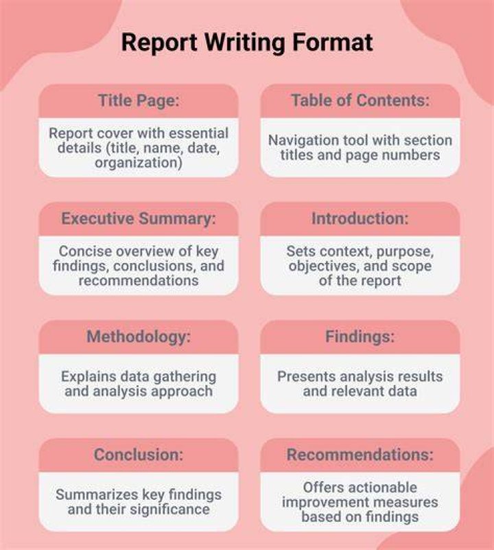 How do you write a management report?