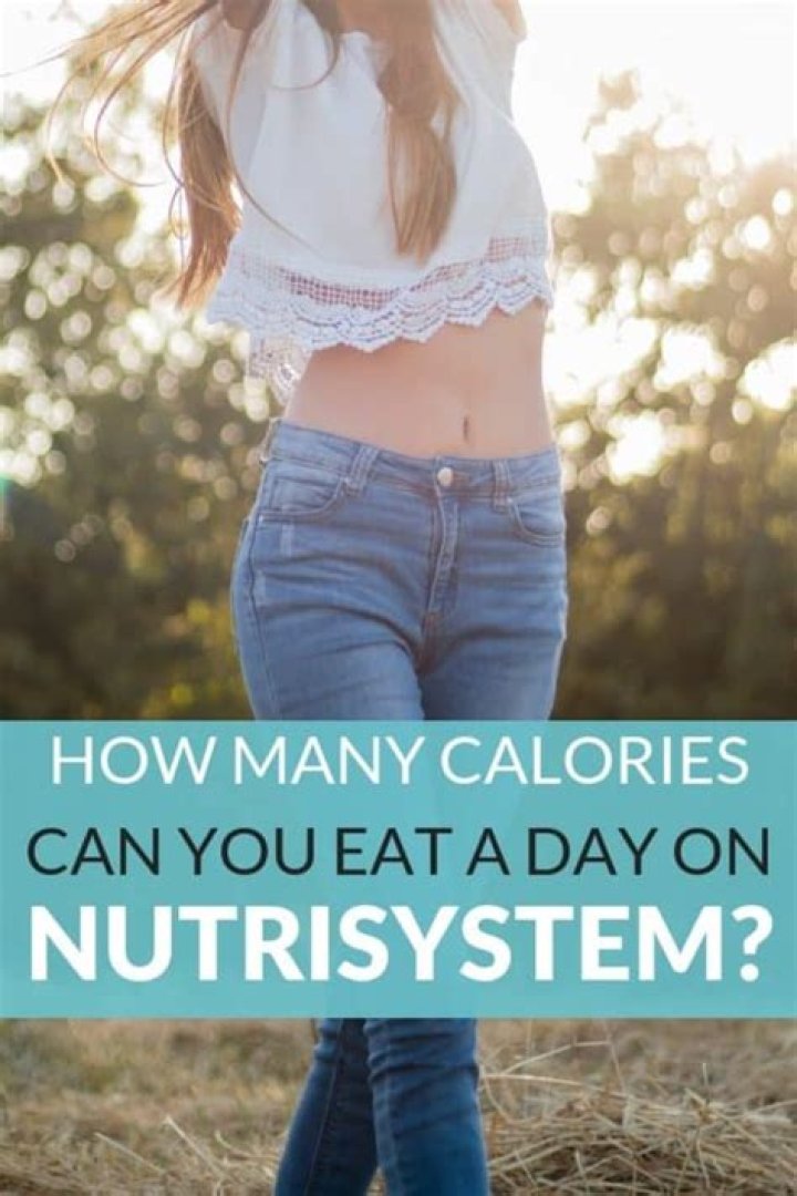 How many calories can you have a day on Nutrisystem?