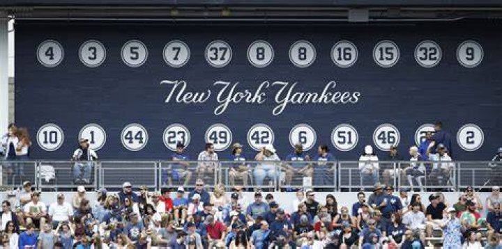 How many retired numbers do the New York Yankees have?