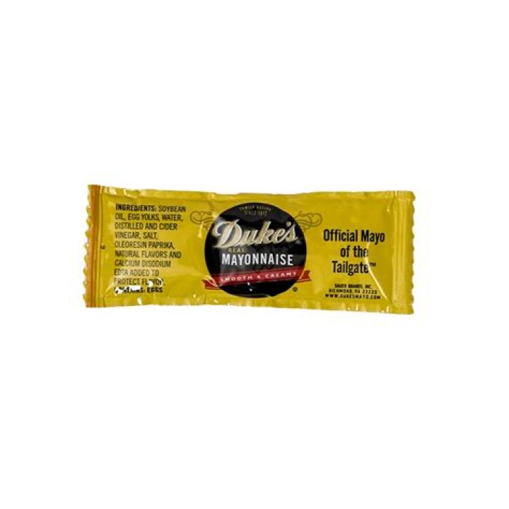 How much Mayo is in a Dukes packet?