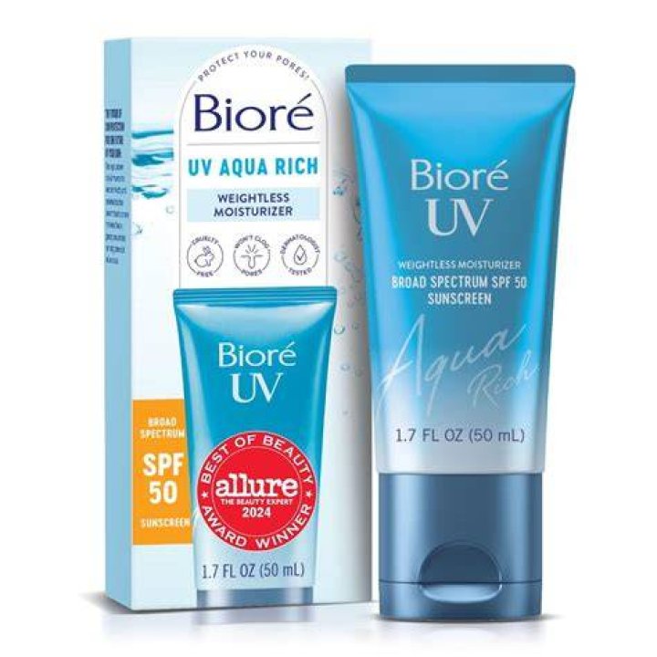 Is Biore sunscreen water resistant?