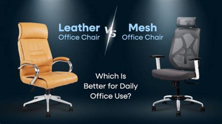 Is mesh better for office chair?