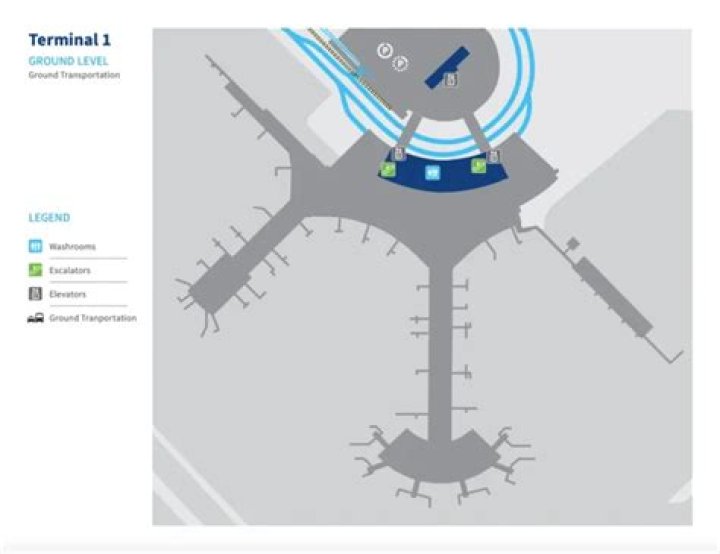 What airlines fly out of Terminal 1 in Toronto?
