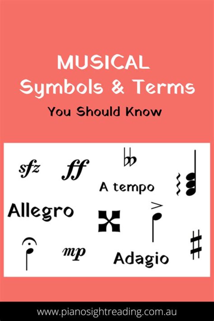 What are the 10 musical terms?