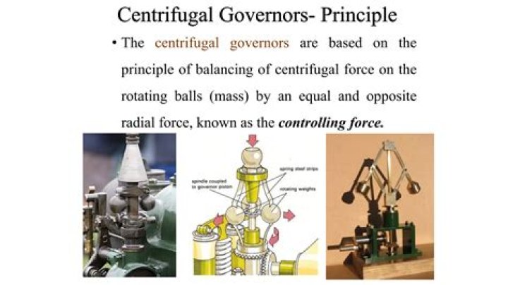 What are the characteristics of centrifugal governors?
