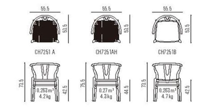What are the dimensions of a standard chair?