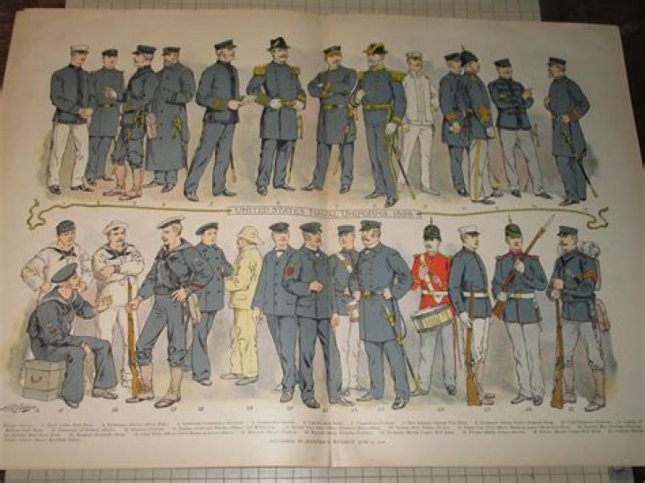 What color were the uniforms in the Spanish American War?