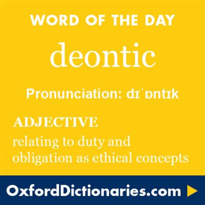 What does Deontic mean in English?