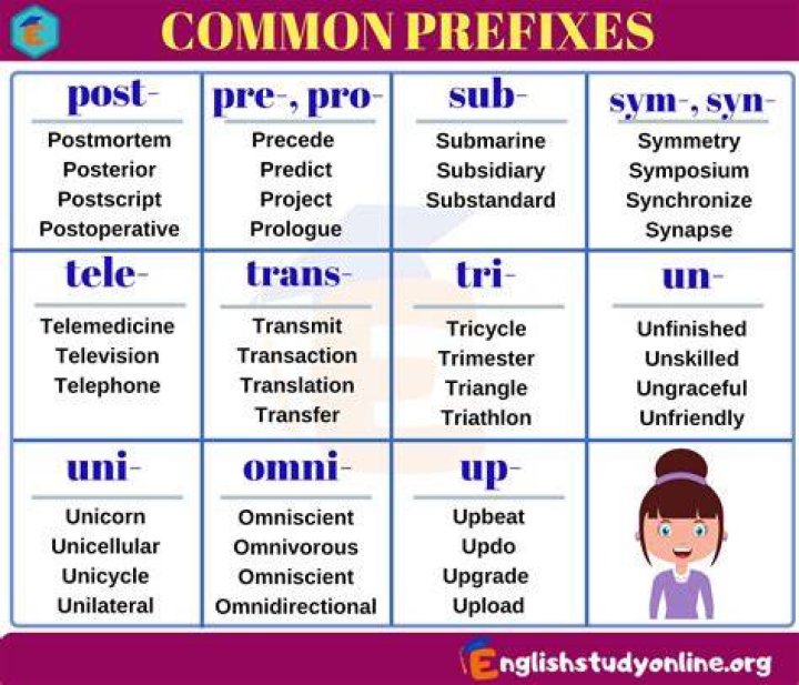 What does the prefix im do to a word?