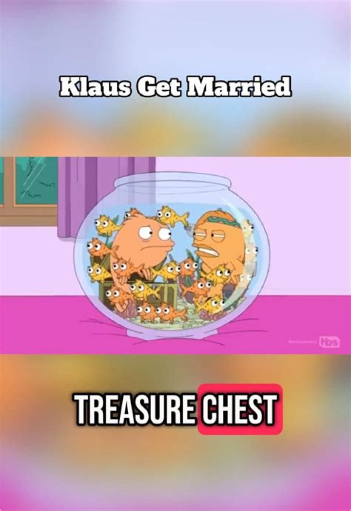 What episode of American Dad does Klaus get married?