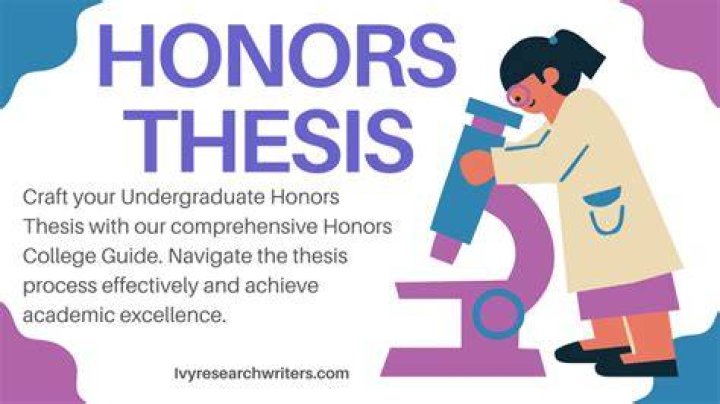 What is an honors college thesis?