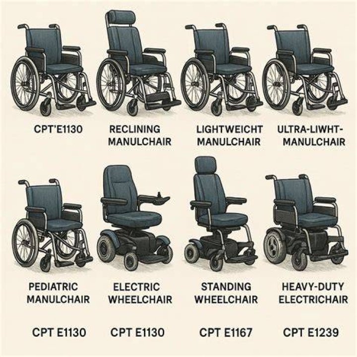 What is the CPT code for wheelchair?