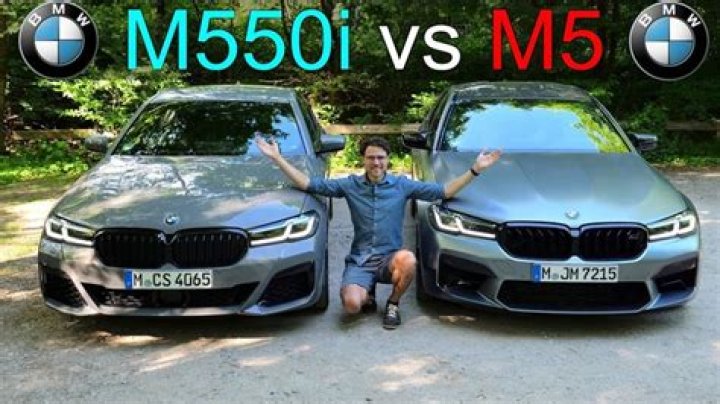 What is the difference between M5 and M550i?