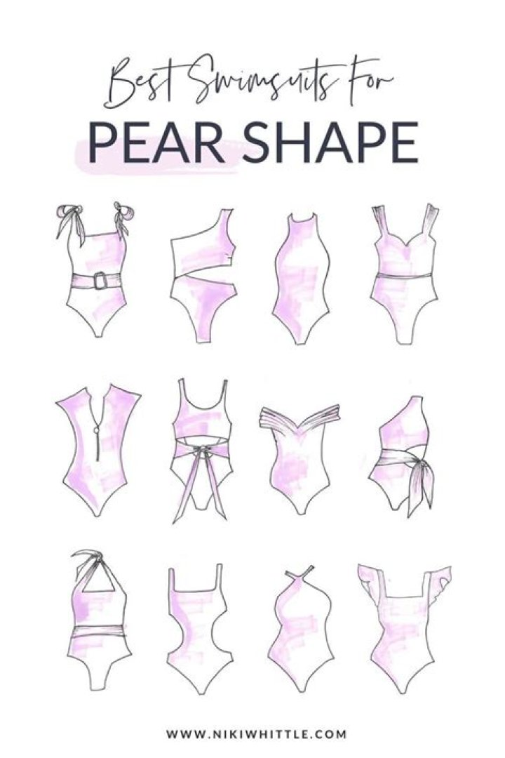 What type of bikini is best for pear shaped body?
