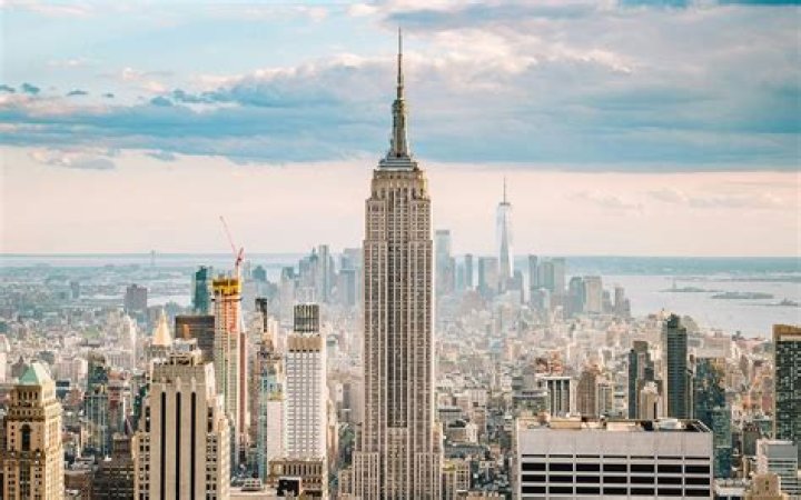 Where is the Empire State building in the skyline?