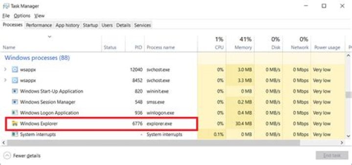Why is Explorer EXE running in the background?